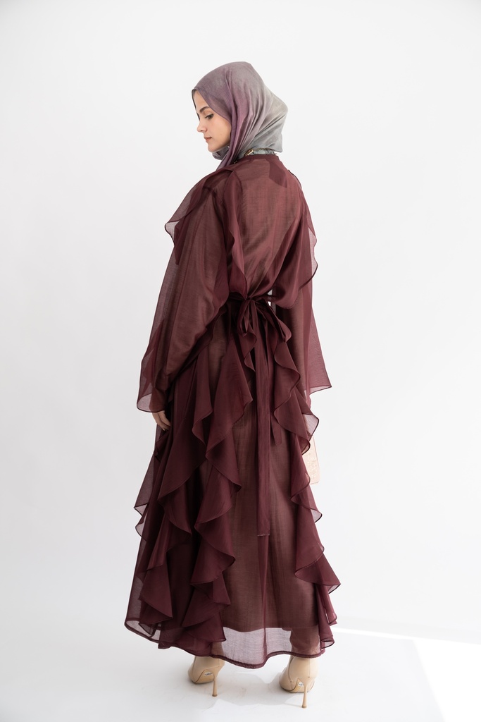 Plum Aleppo Kaftan  