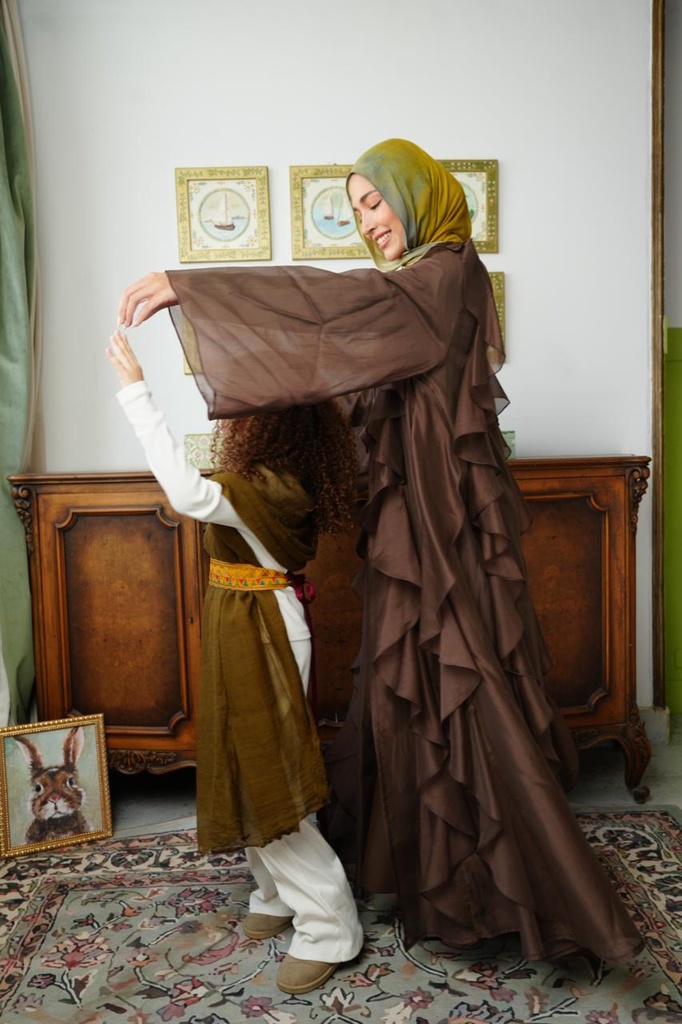 Chocolate Aleppo Kaftan  