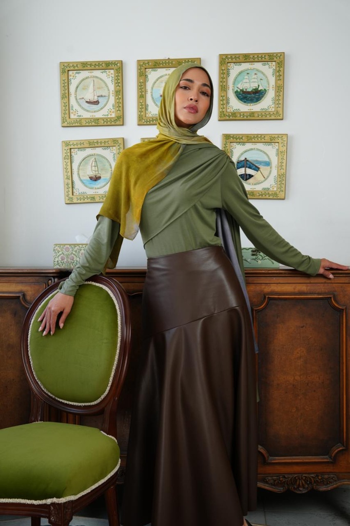 Brown Byblos Skirt 