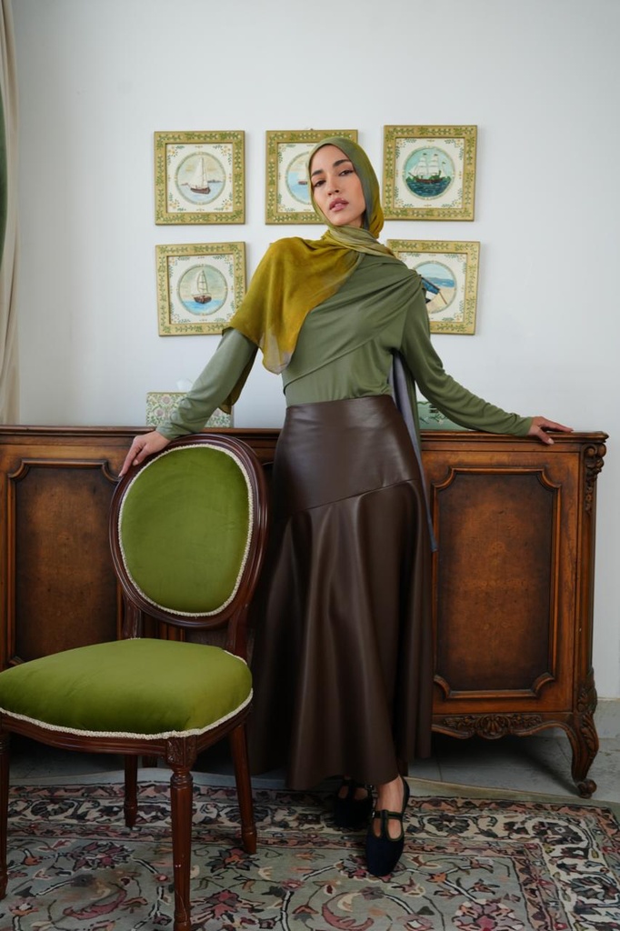 Brown Byblos Skirt 