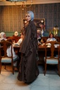 Chocolate Aleppo Kaftan  