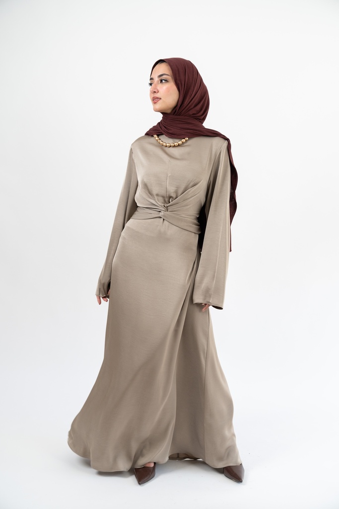 Sand Sicily Dress  