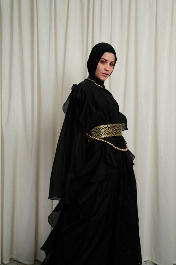 Black Aleppo Kaftan 