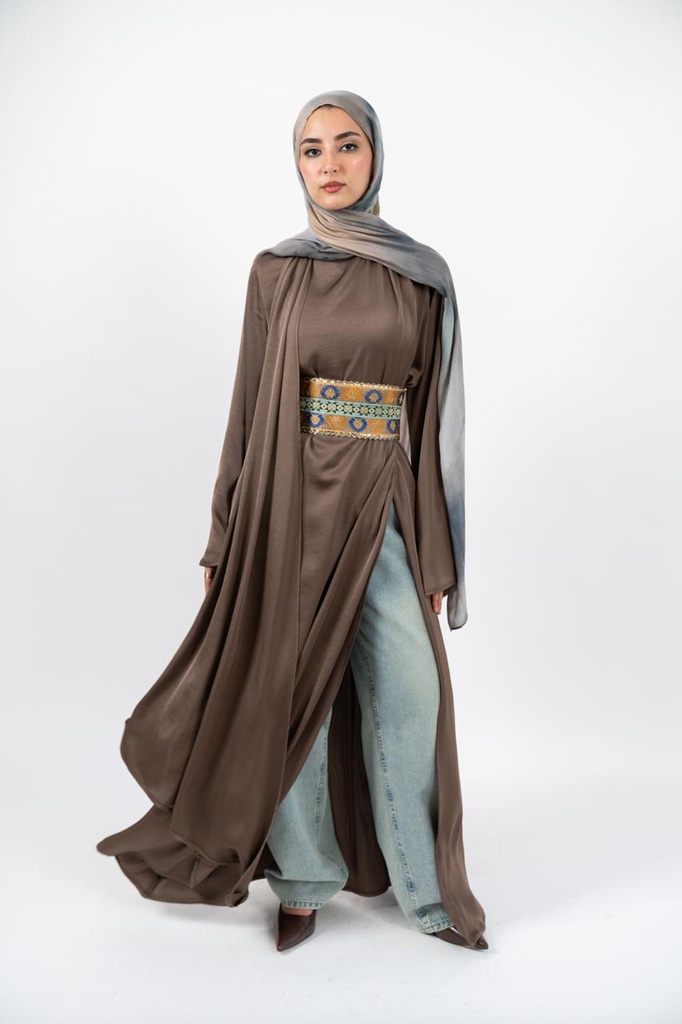 Chocolate Beisan Kimono    