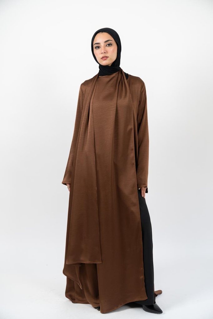 Chocolate Beisan Kimono    