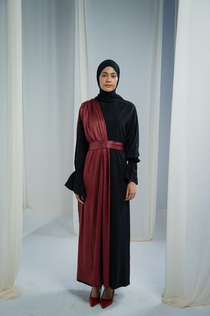 Black Sham Abaya 