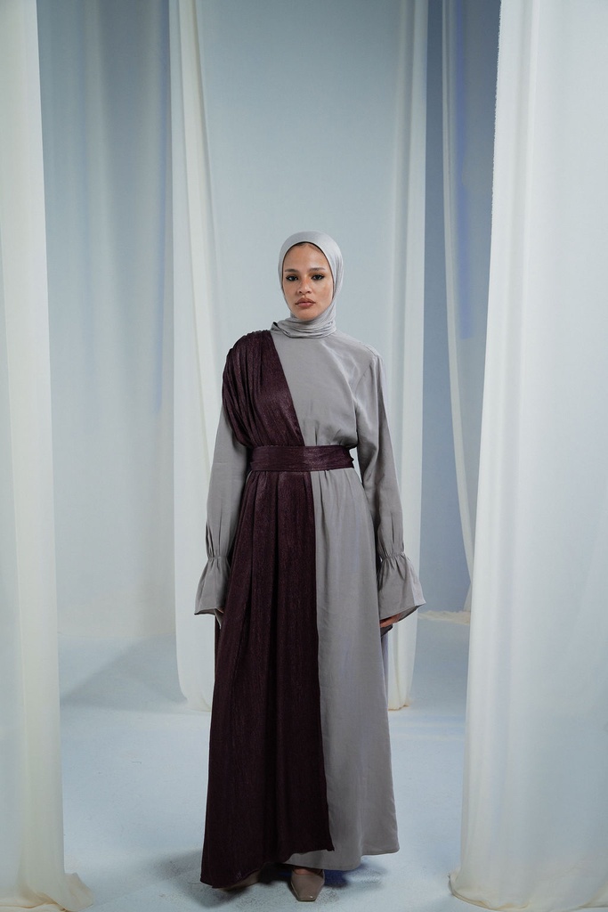 Greige Sham Abaya  