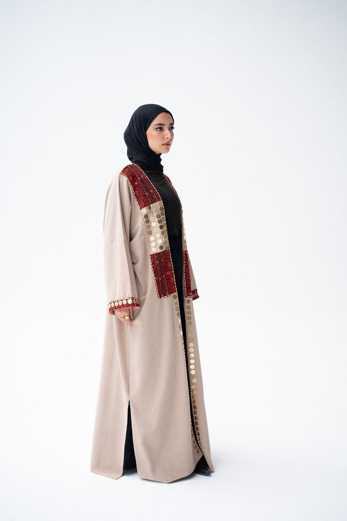 Beige Baghdad Kaftan 