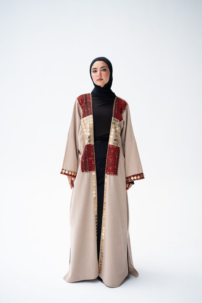 Beige Baghdad Kaftan 