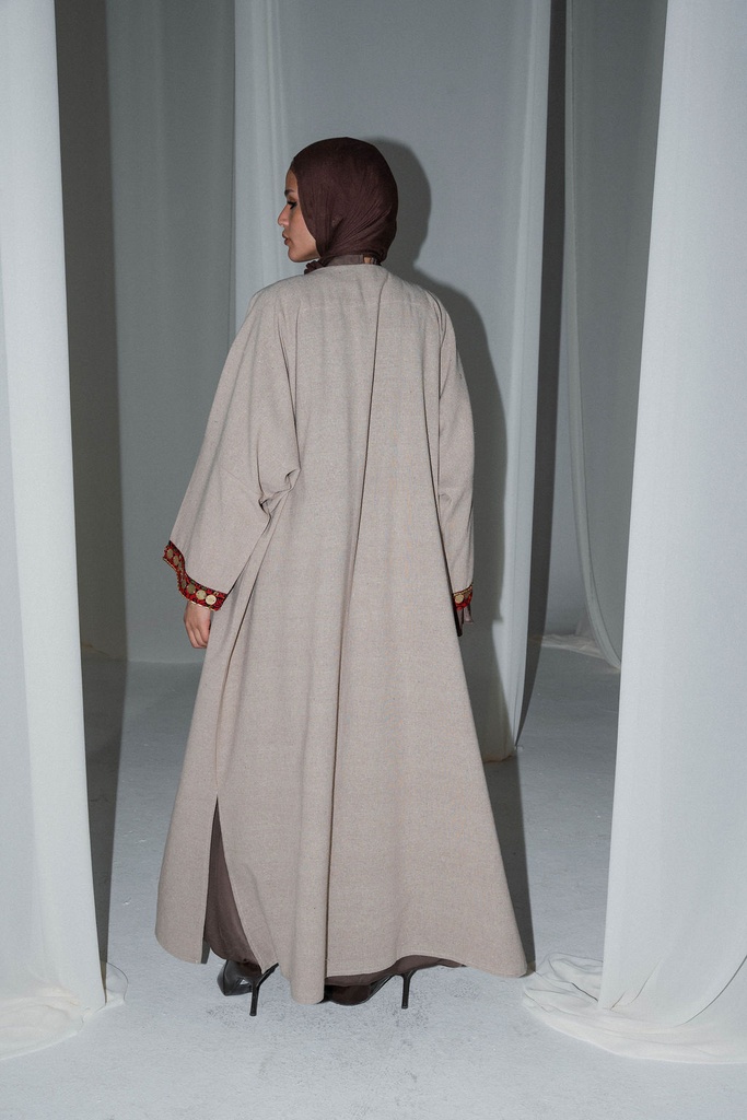 Beige Baghdad Kaftan 