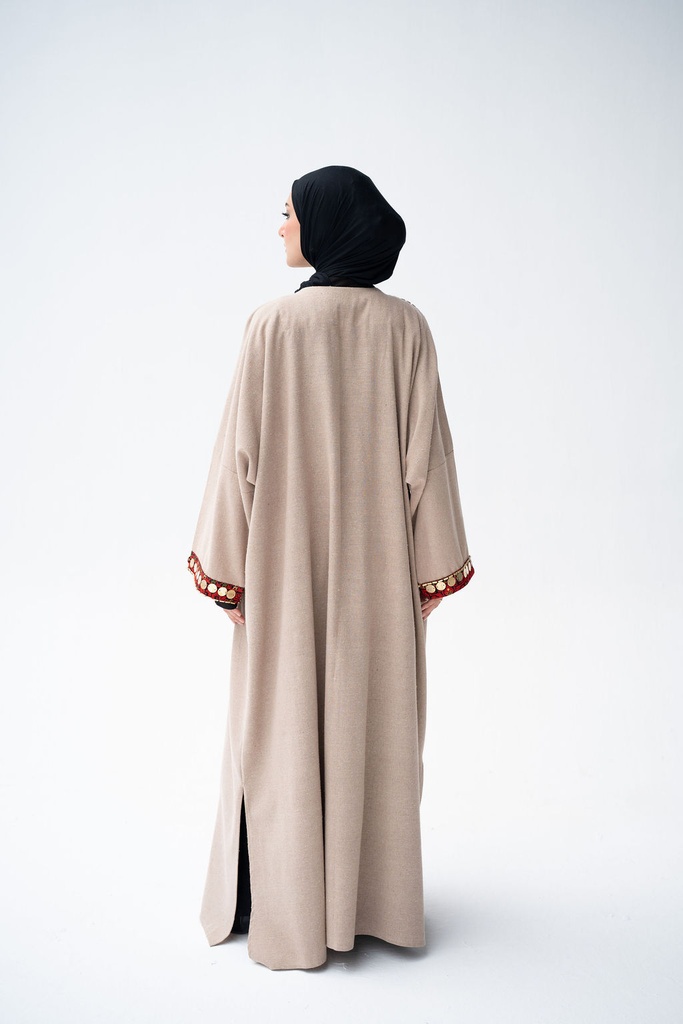 Beige Baghdad Kaftan 