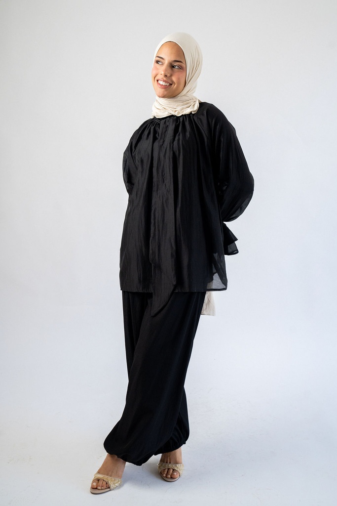 Black Cyprus Blouse