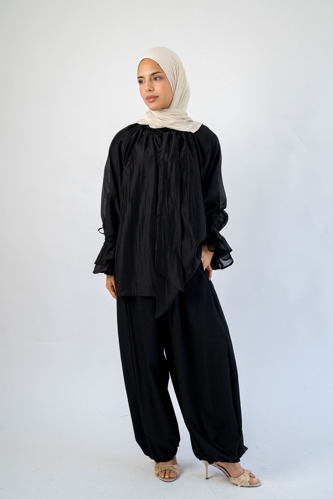 Black Cyprus Blouse