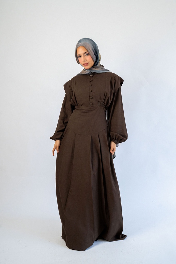 Chocolate Genoa Dress