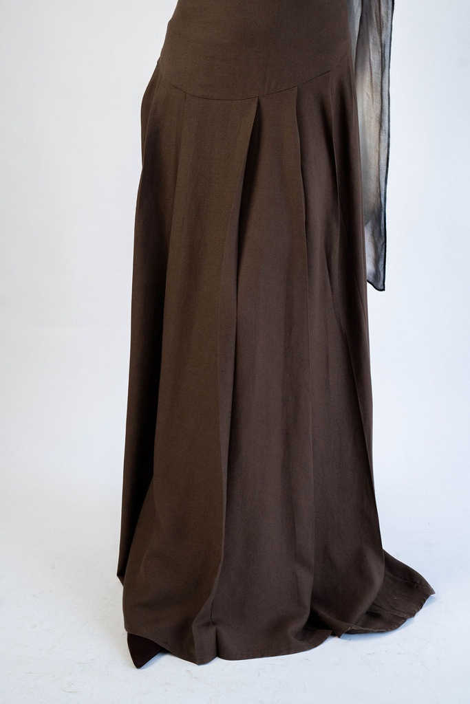 Chocolate Genoa Dress