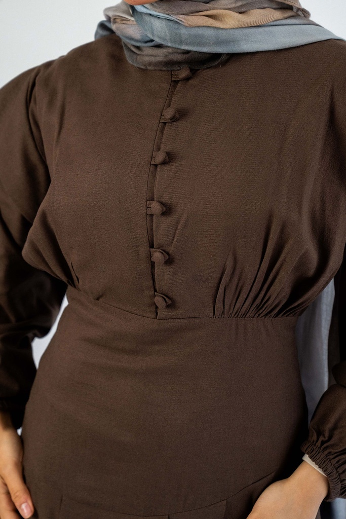 Chocolate Genoa Dress