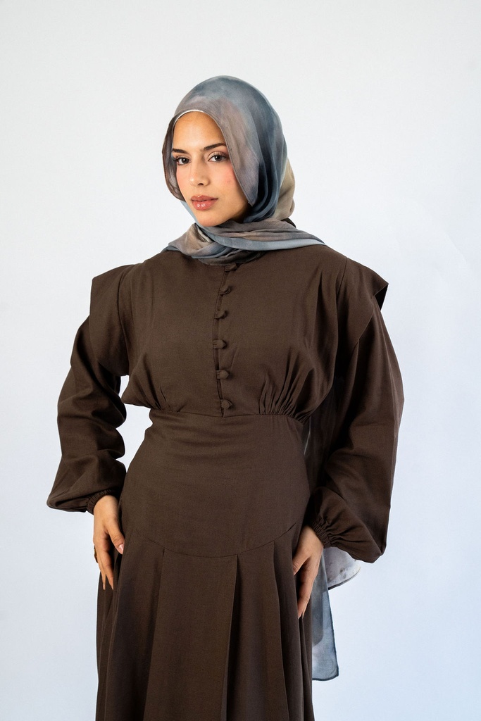 Chocolate Genoa Dress