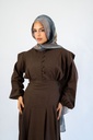 Chocolate Genoa Dress