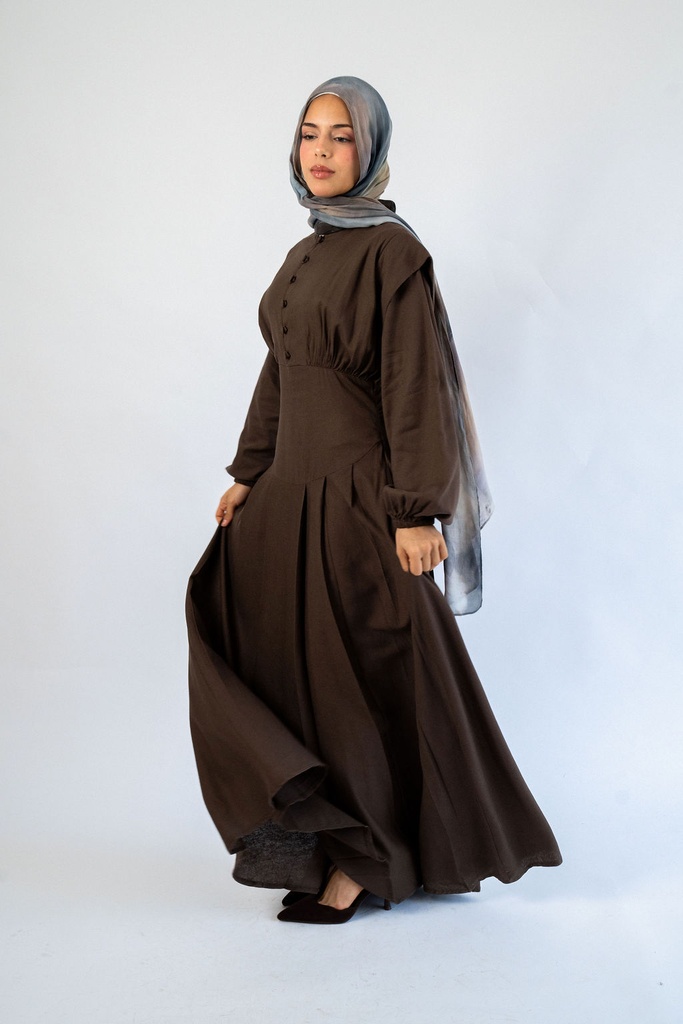 Chocolate Genoa Dress