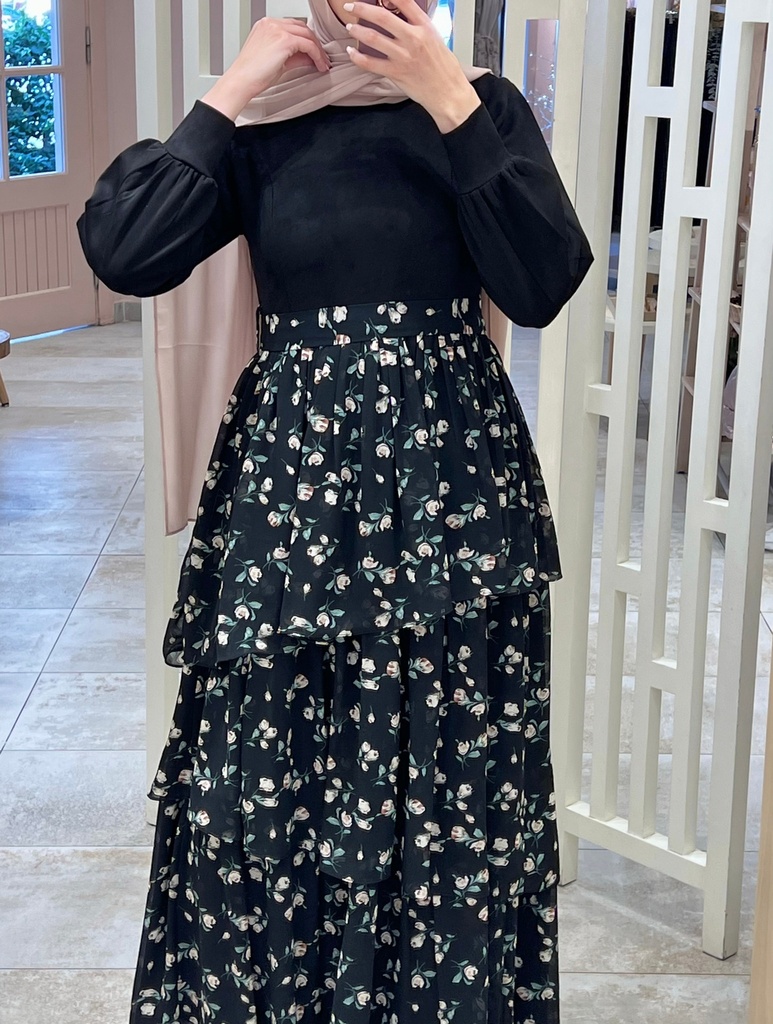 Black Amelia Dress | Fabric Tales