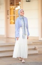 Offwhite Ruched Skirt