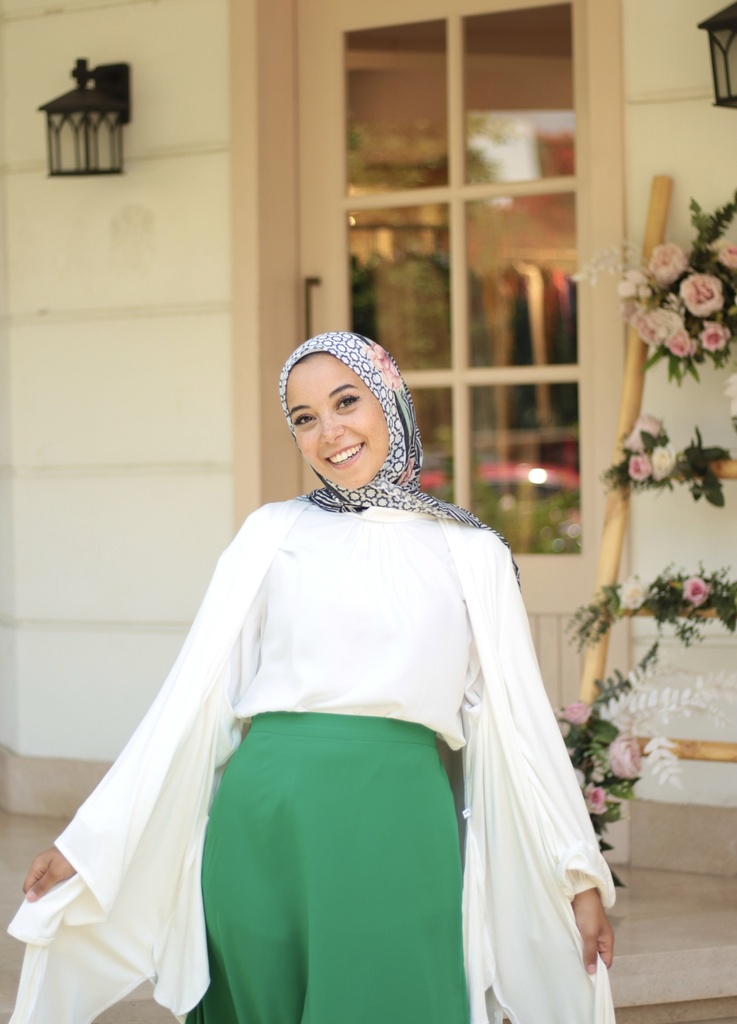 Green Zeina Skirt | Fabric Tales