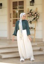 Ivory Aura Chiffon Pants
