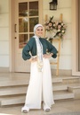 Ivory Aura Chiffon Pants