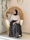 Black Chiffon Veil