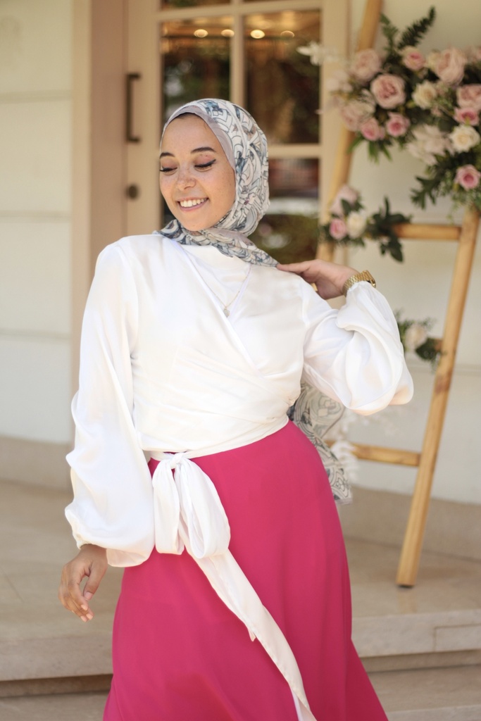 Sophia Offwhite Blouse