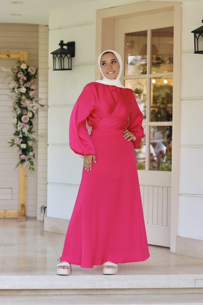 Zeina Hot Pink Skirt