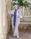 Indigo Chiffon Veil
