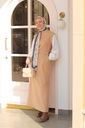 Sylvie Camel Dress