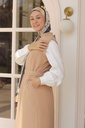 Sylvie Camel Dress