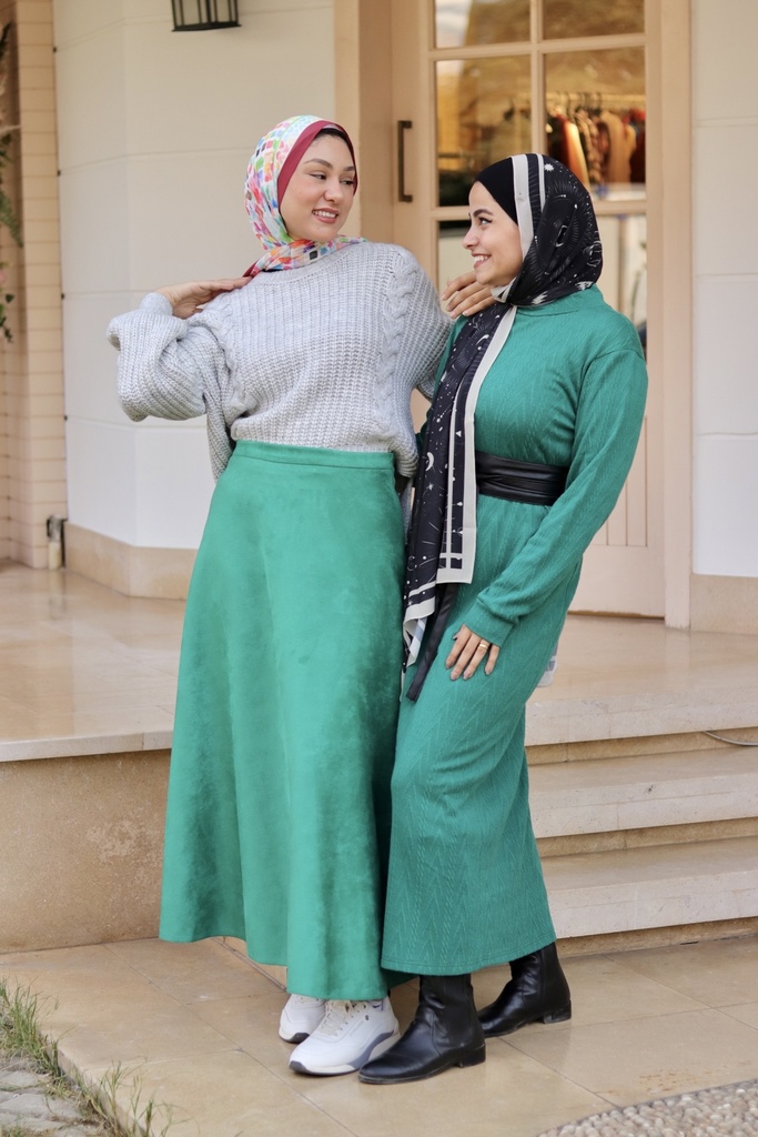 Kari Green Skirt