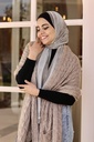 Poppy Café Shawl