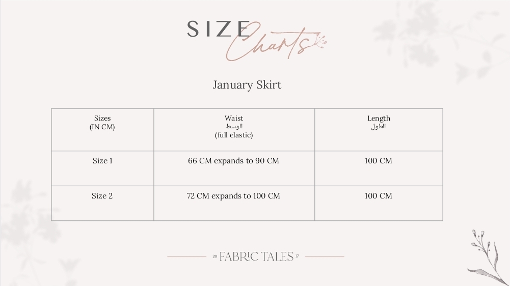 January Indigo Skirt