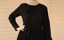 RIbbon Black Abaya