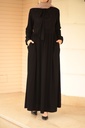 RIbbon Black Abaya