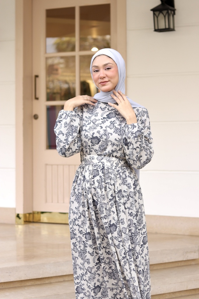 Light grey Chiffon Veil