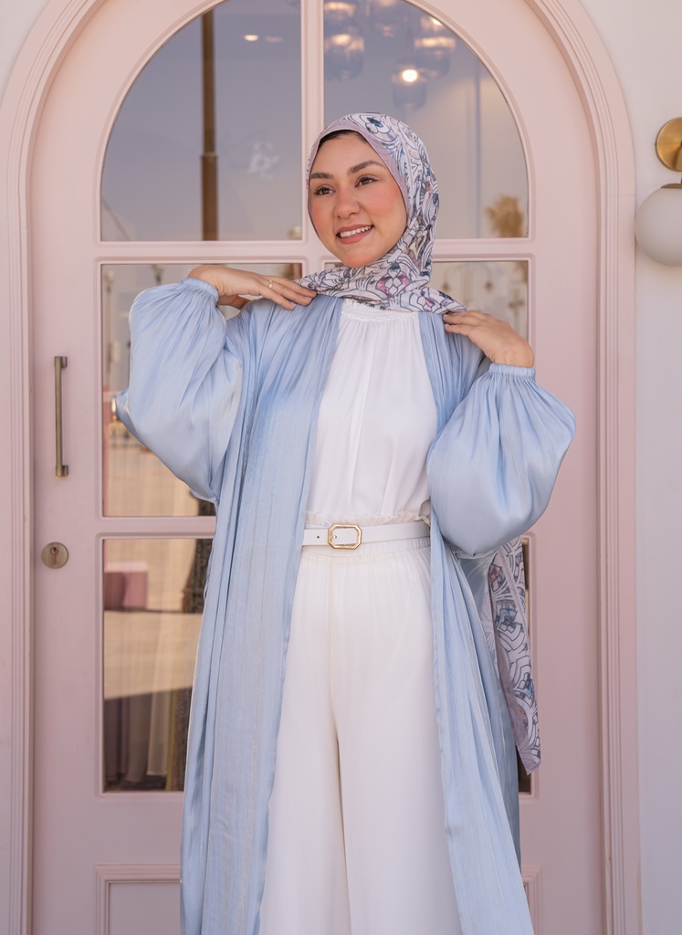 Ivory Aura Chiffon Pants