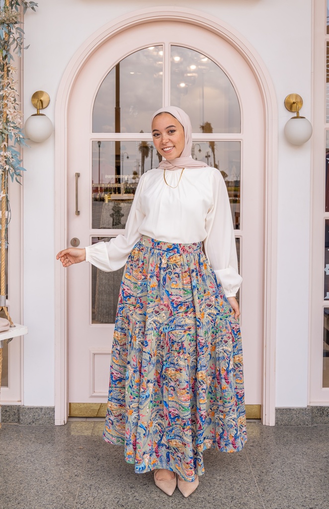Cream Cathy Blouse
