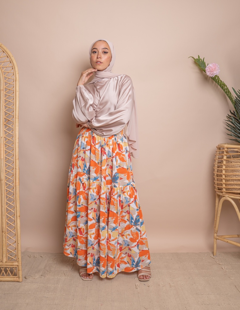 Orange Lori Skirt
