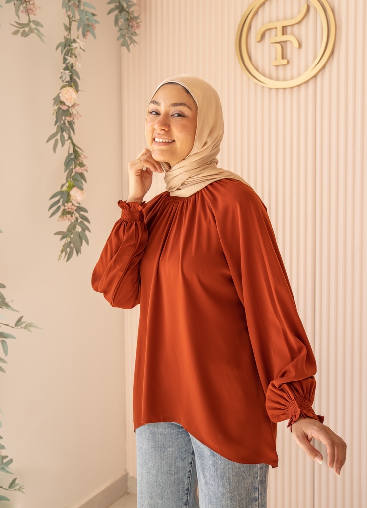 Havan Turtleneck Blouse