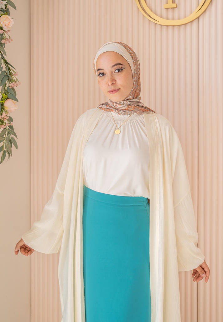Turquoise Zeina Skirt