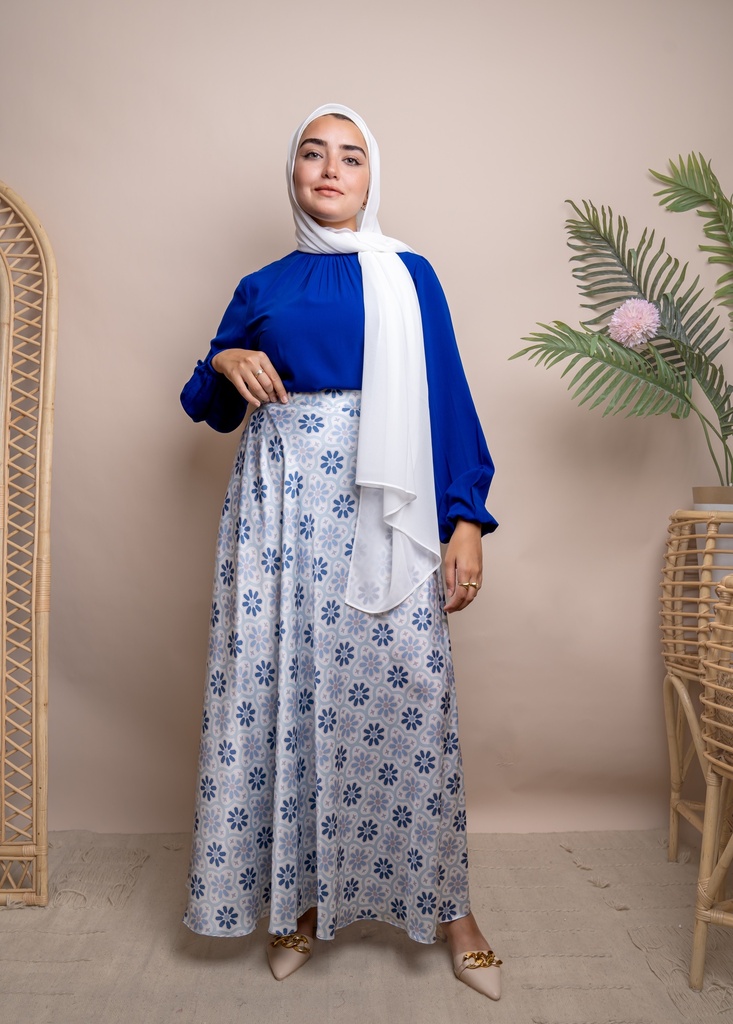 Blue Cathy Blouse