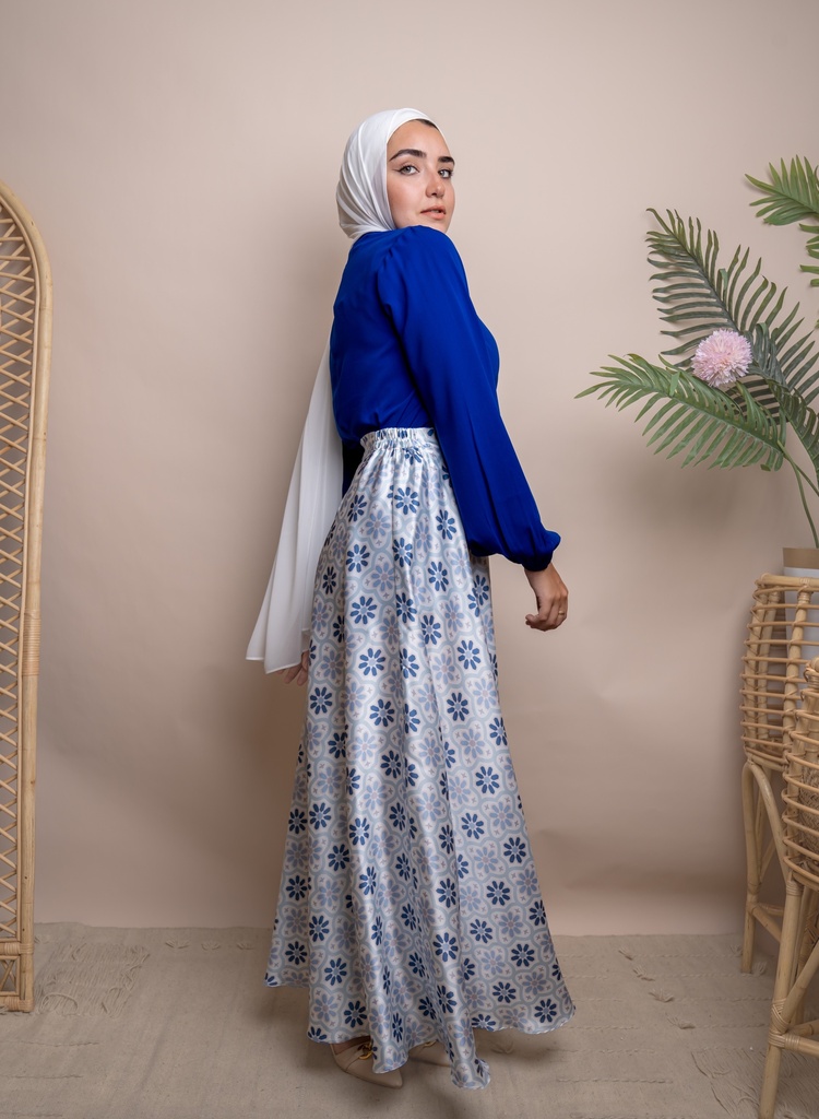 Blue Cathy Blouse