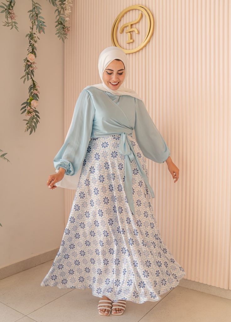 Lunara Satin Skirt