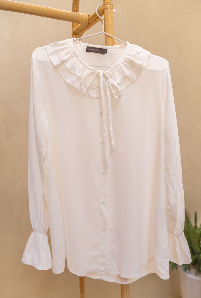 Crème Juliet Blouse