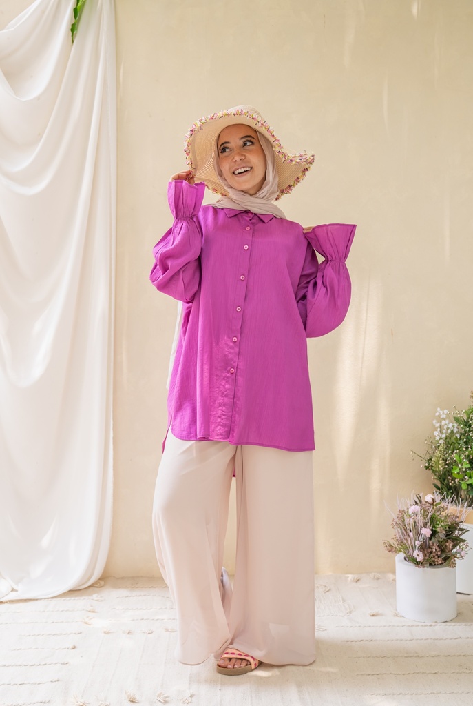 Cafe Aura Chiffon Pants